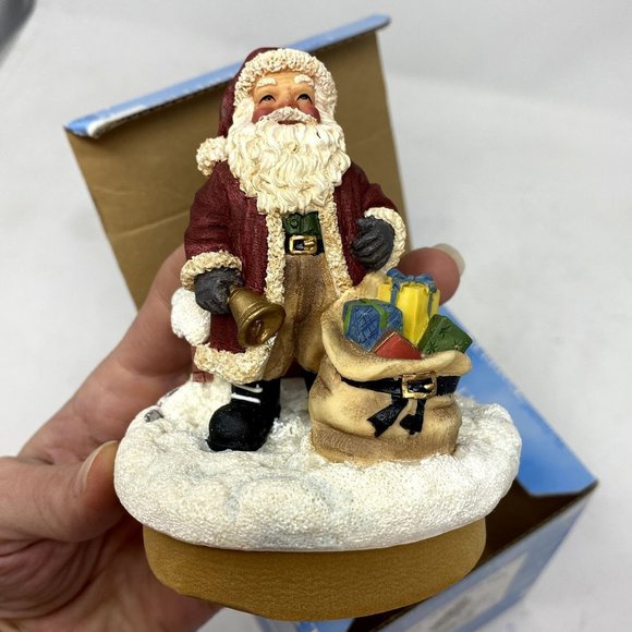 Our America Gift Candle Topper Santa Claus Topper #NE436 Like New Box - Picture 2 of 7